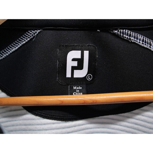 Footjoy 1/4 Zip Up Sweatshirt Men's Large‎ Pullover Gray Mind Over Matter - Picture 3 of 8